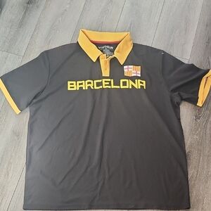 Fifth Sun Black and Gold Barcelona Jersey